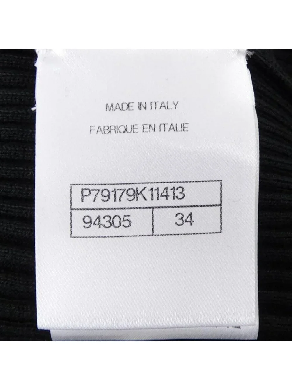 Chanel Tank Top Black